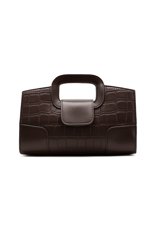 Bolsa Pietra Croco Luxuosa