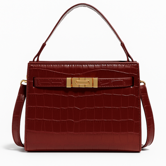 Bolsa Mavie Quadrada Metálico