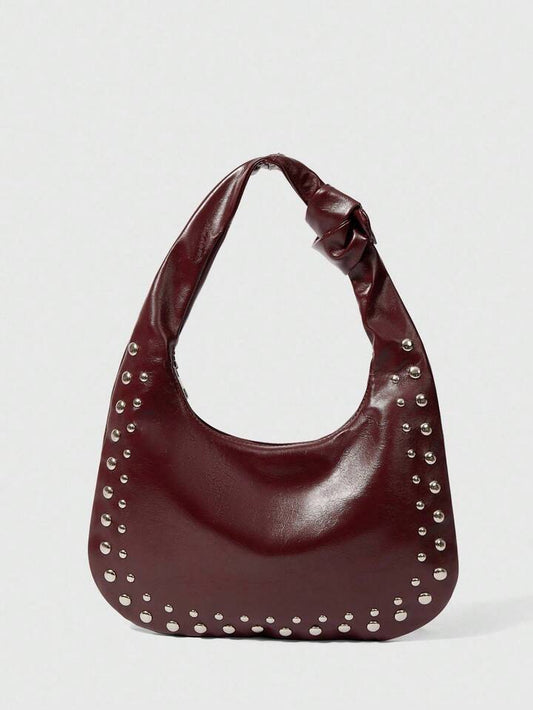Bolsa Elyse Hobo Cravejada