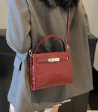 Bolsa Mavie Quadrada Metálico